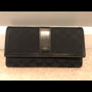 Coach wallet and checkbook holder